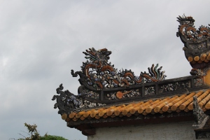 The Imperial Palace in Hue, Vietnam. This used to be the capital until it was moved to Hanoi in 1976. 